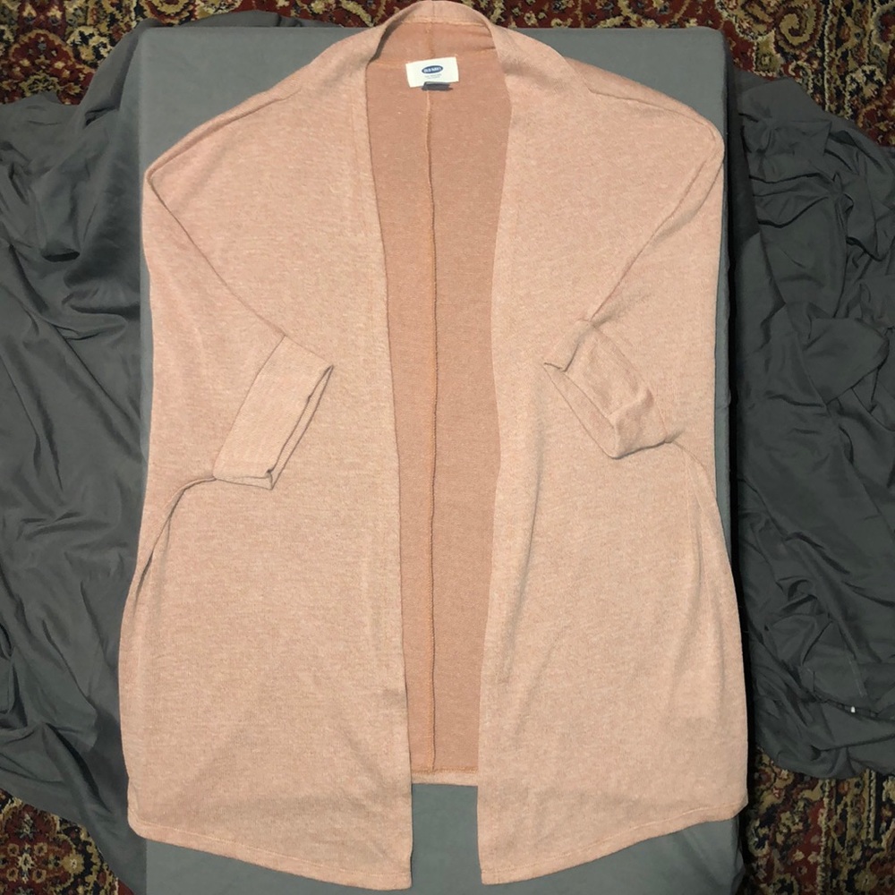 *NWOT* Old Navy heathered pink cardigan